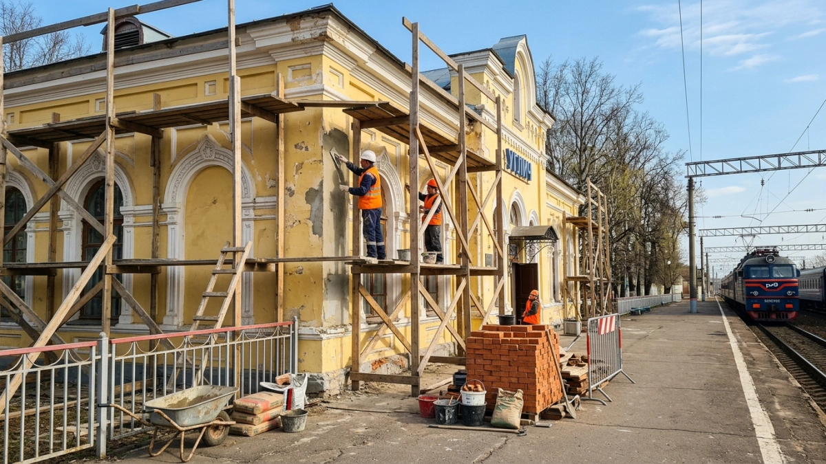 РЖД восстановит исторический облик вокзала Углича к юбилею Золотого кольца
