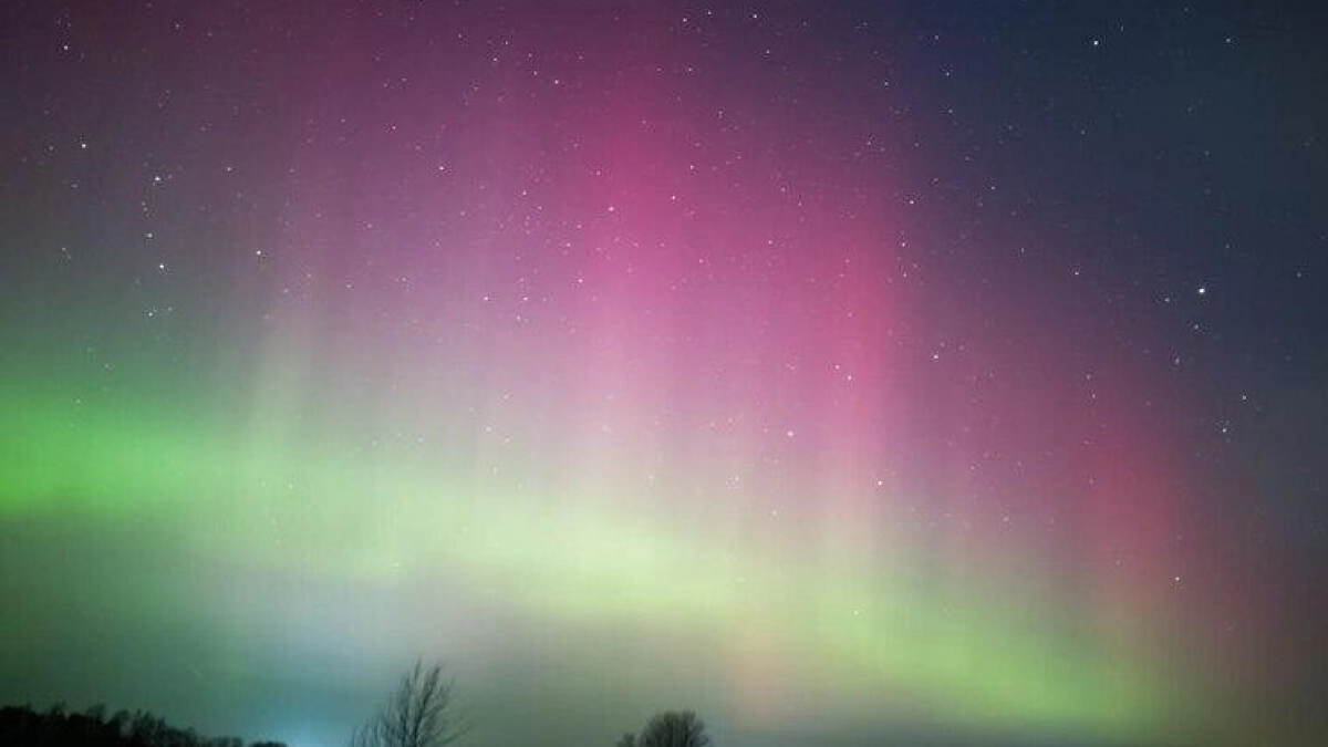 Северное сияние осветило Ярославскую область — его видели даже из города