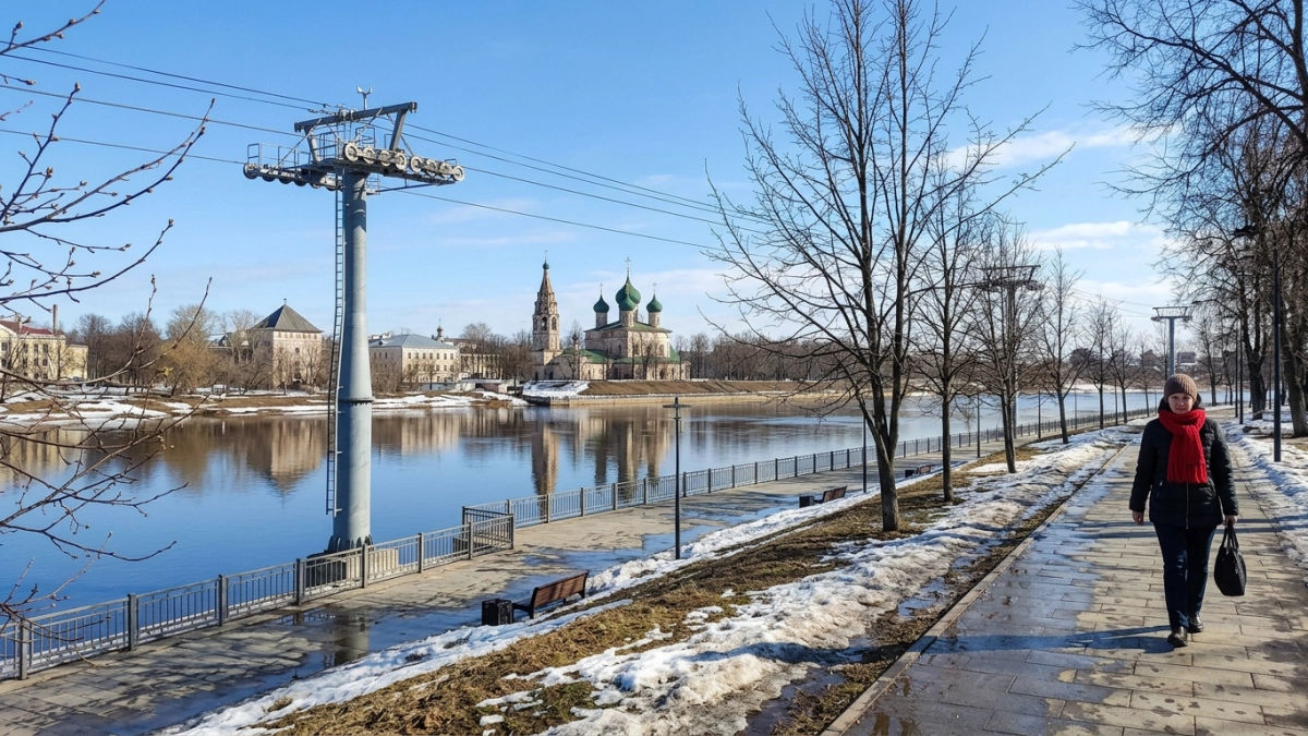 В Ярославле запланировали канатную дорогу через Которосль в буферной зоне ЮНЕСКО