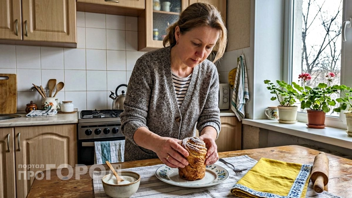 Пеку краффин с начинкой на Пасху 2026 — остаётся мягким всю неделю и не крошится