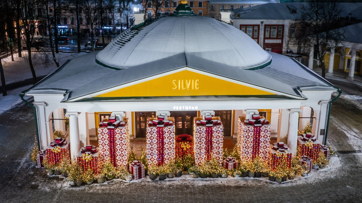 В Ярославле ресторан «Silvie» признали лучшим по зимнему украшению среди заведений общепита