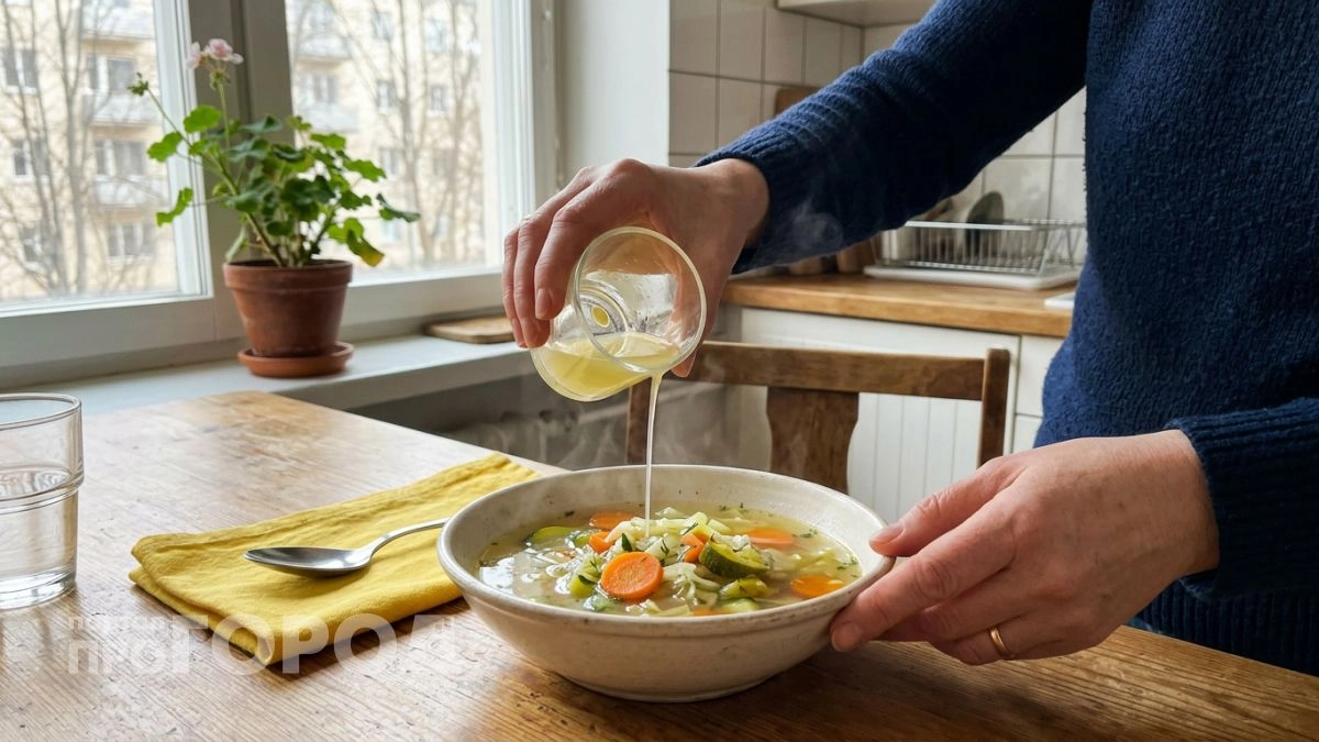 Суп из пяти овощей, который я варю каждую неделю — поджелудочная больше не беспокоит