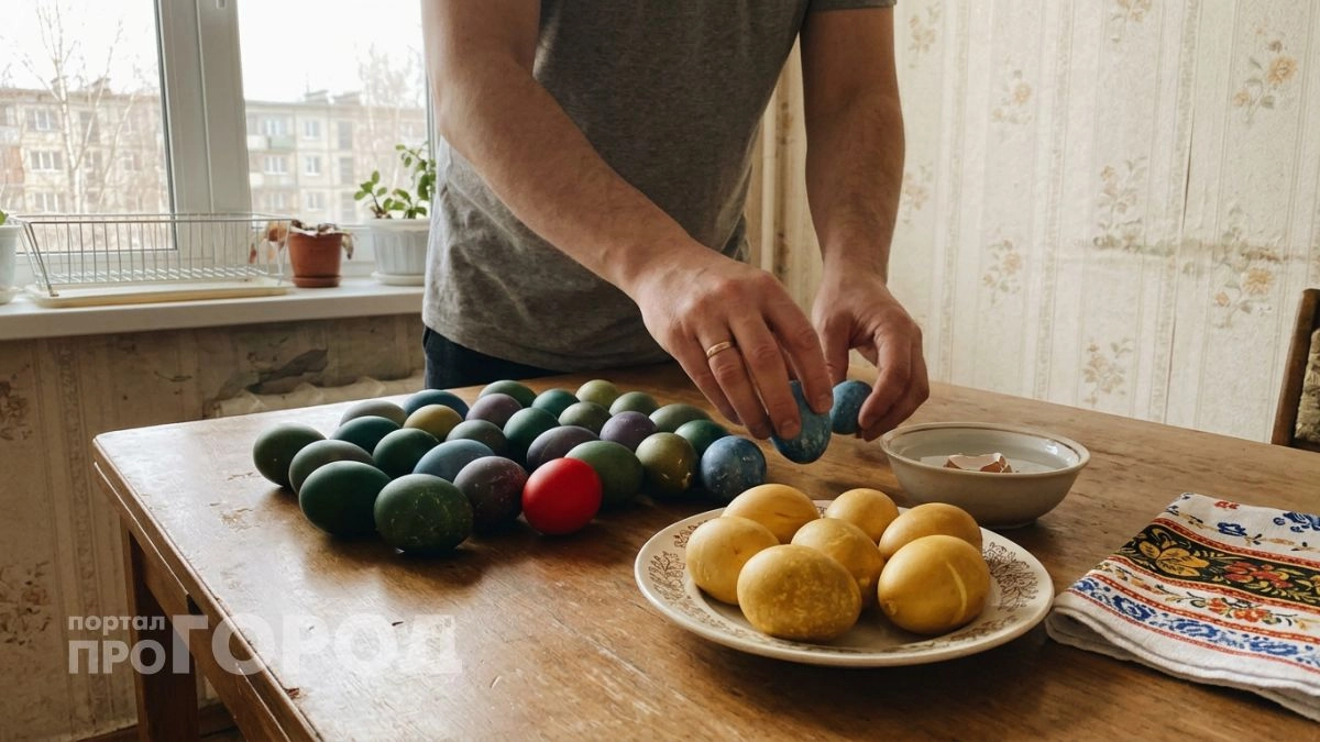 Теперь выбираю для яиц этот цвет и крашу их в нужный день, чтобы в дом магнитом тянуло деньги и любовь