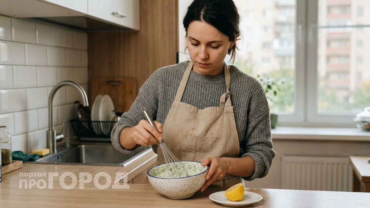 Вместо жирного майонеза взбиваю за минуту легкий домашний соус — с такой заправкой салаты получаются намного сочнее
