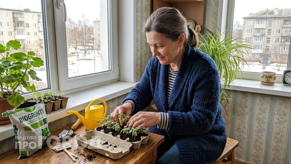 Не выкидывайте яичные лотки до весны — из них получаются бесплатные грядки для рассады без единого гвоздя
