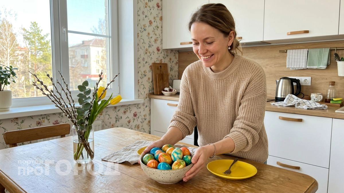 Завариваю копеечную траву и через десять минут достаю яйца с небесно-голубым переливом — гости каждый раз ахают