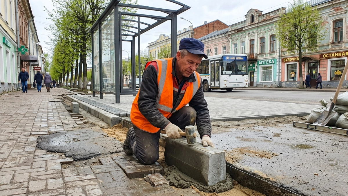 Три новые остановки в центре Рыбинска появятся к маю