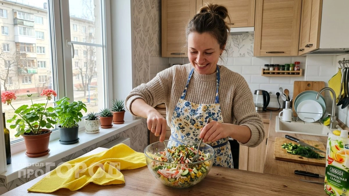 Беру всего 3 продукта и через пару минут на столе роскошный салат — ни варить ни жарить не надо