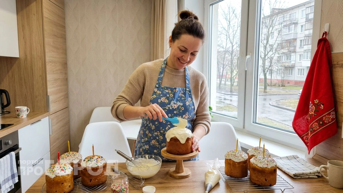 Готовлю глазурь для кулича за пять минут без яиц — плотная, белоснежная, сохнет на глазах и не крошится