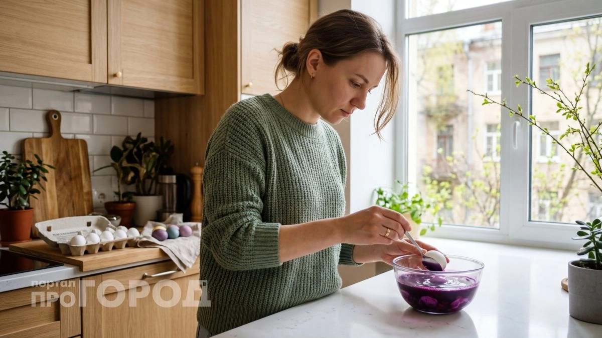Взяла куркуму, каркаде и капусту — яйца вышли золотые, лиловые и бирюзовые, а красители больше не покупаю