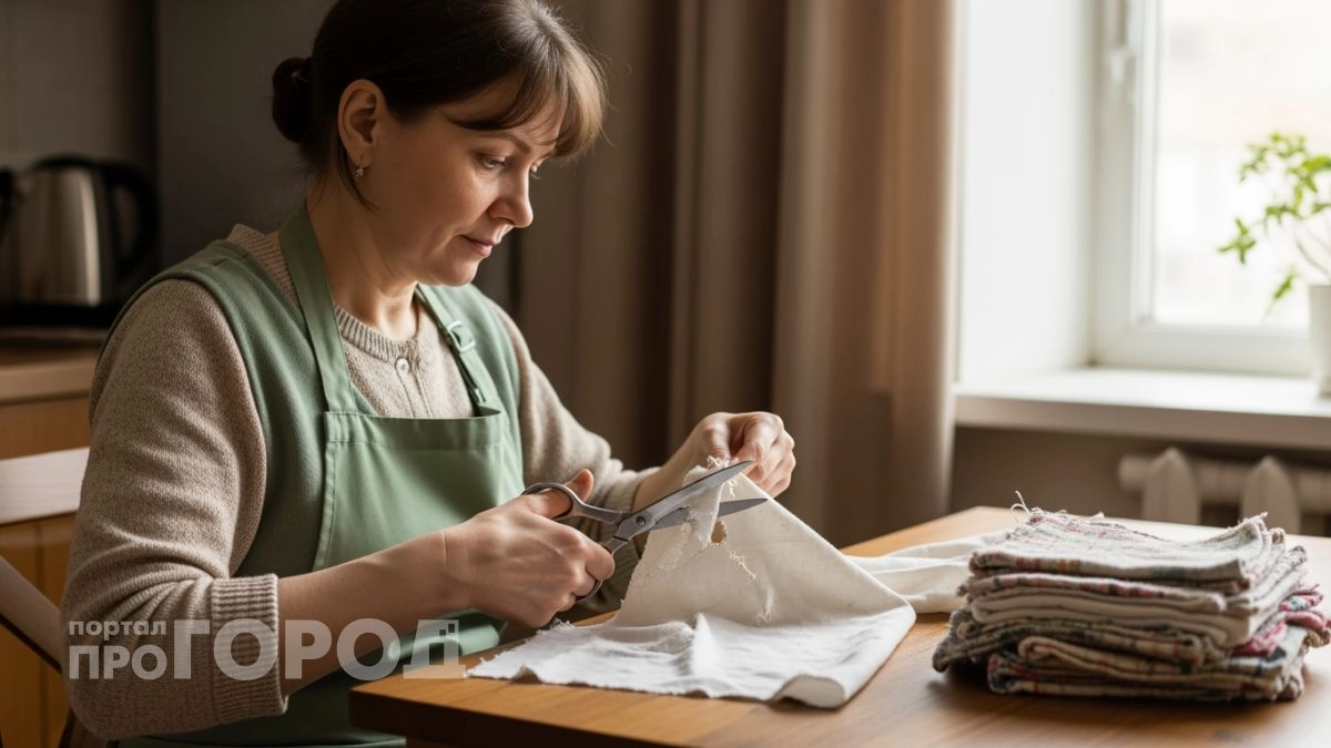 Раньше рвала старые простыни на тряпки, а теперь делаю из них шесть нужных вещей для дома без шитья