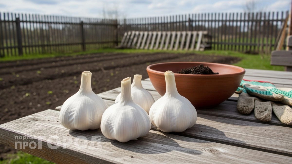 Добавляю это в лунку при посадке чеснока весной — и к осени каждая головка вырастает с кулак