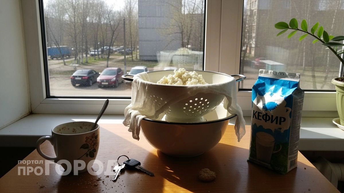 Забыла дорогу в молочный отдел: превращаю кефир в нежный домашний творог за копейки без варки и лишних хлопот