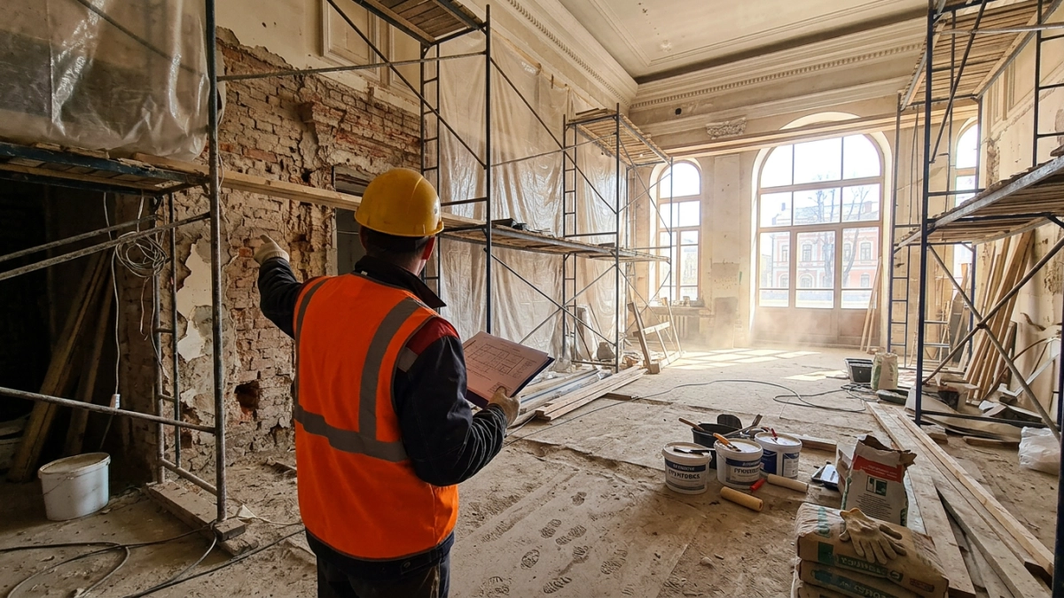 Рыбинский драмтеатр расстался с подрядчиком из-за срыва графика ремонта