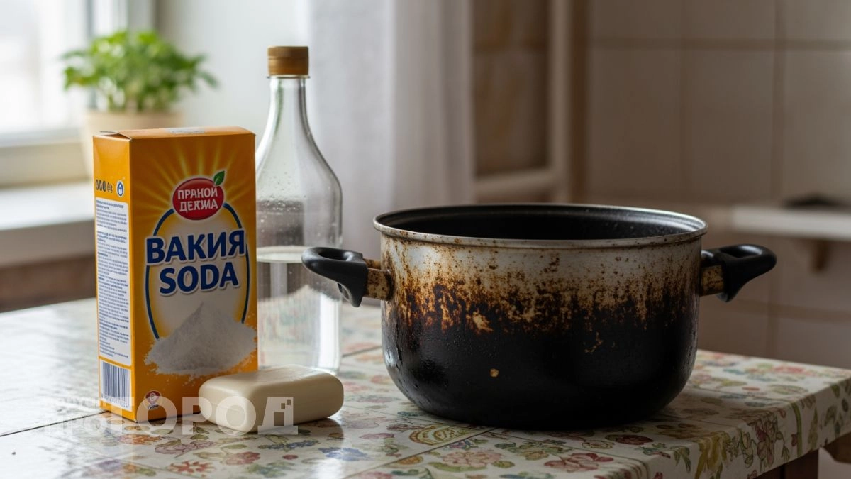 Избавляюсь от застарелого нагара за минуты: три доступных ингредиента превращают грязную посуду в новую