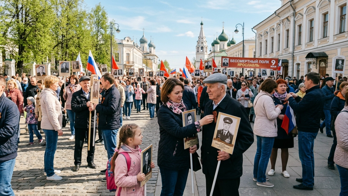 «Бессмертный полк» в Ярославле объединит участников со всей области
