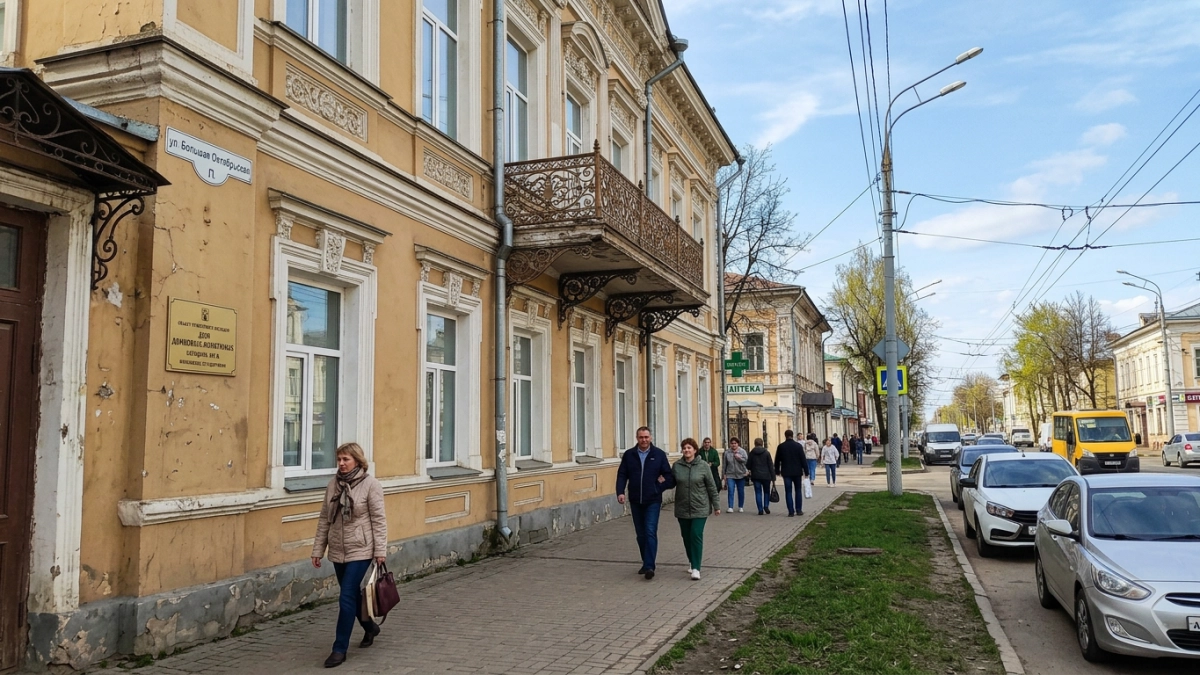 В Ярославле продают купеческий особняк — памятник архитектуры с лепниной