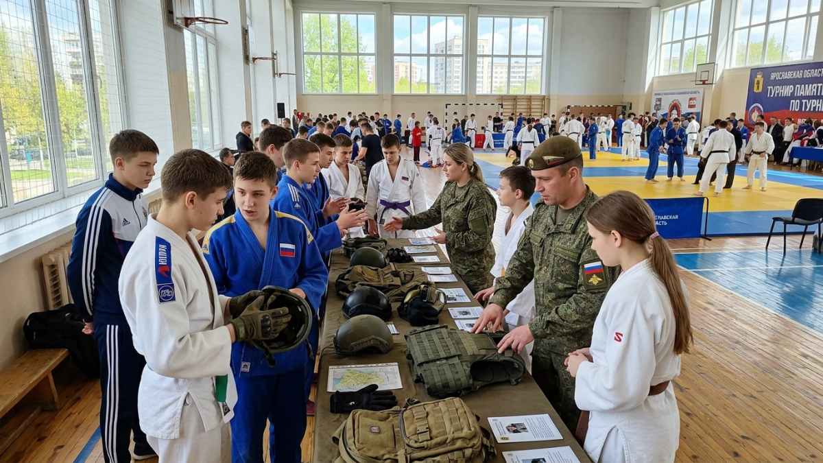 150 юных бойцов сразились в Ярославле в честь юбилея Росгвардии