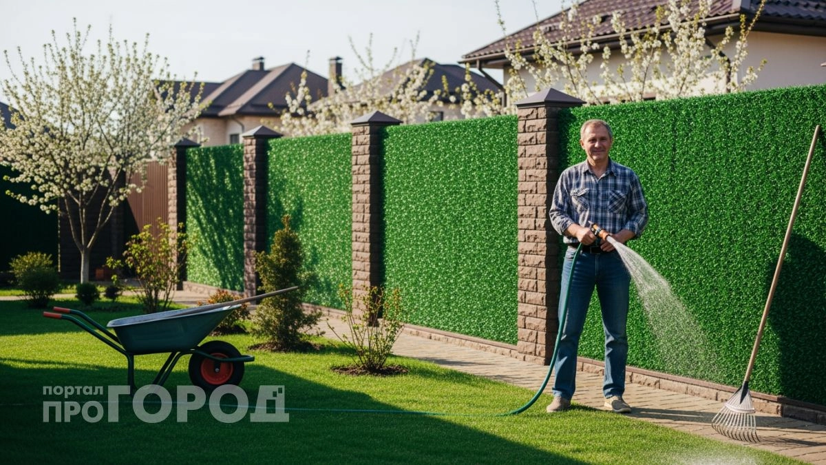 Забудьте про кирпич и профлист: я нашел способ поставить стильный забор на даче всего за один полный день