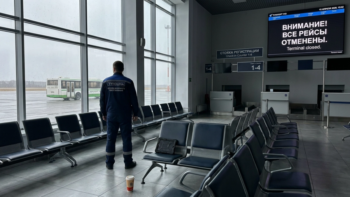 Аэропорт Ярославля приостановил приём и выпуск рейсов