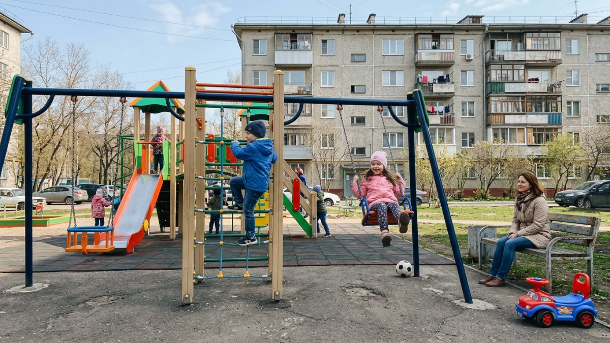 Детские и спортивные площадки Ярославской области проверят и починят до середины мая