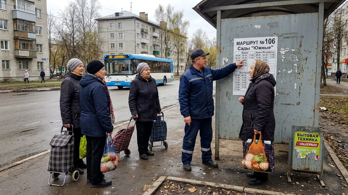С 15 апреля автобус № 106 повезёт ярославских дачников напрямую до Южных садов