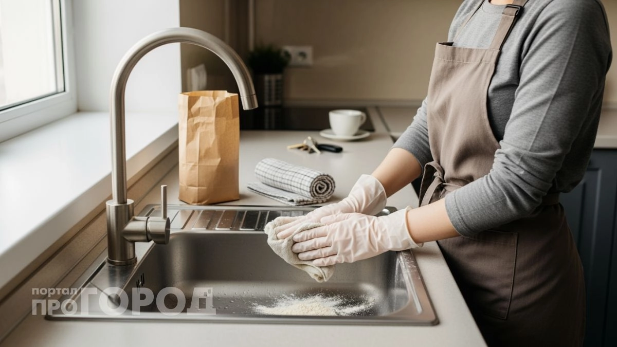 Хватит тратить деньги на дорогую бытовую химию: горсть муки отмоет мойку до блеска за считанные минуты