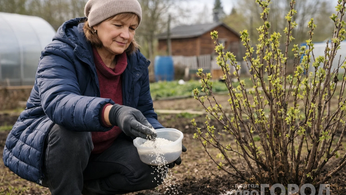 В апреле 1 ст ложку под куст смородины: хитрый способ "содовой" подкормки прогоняет тлю и питает почву - ягоды трещат от сочности