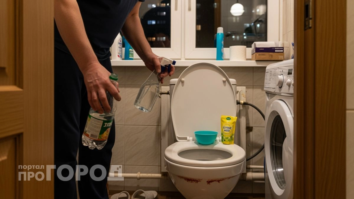 Больше не нужно тереть сантехнику до боли в руках: просто залейте это средство в унитаз перед сном