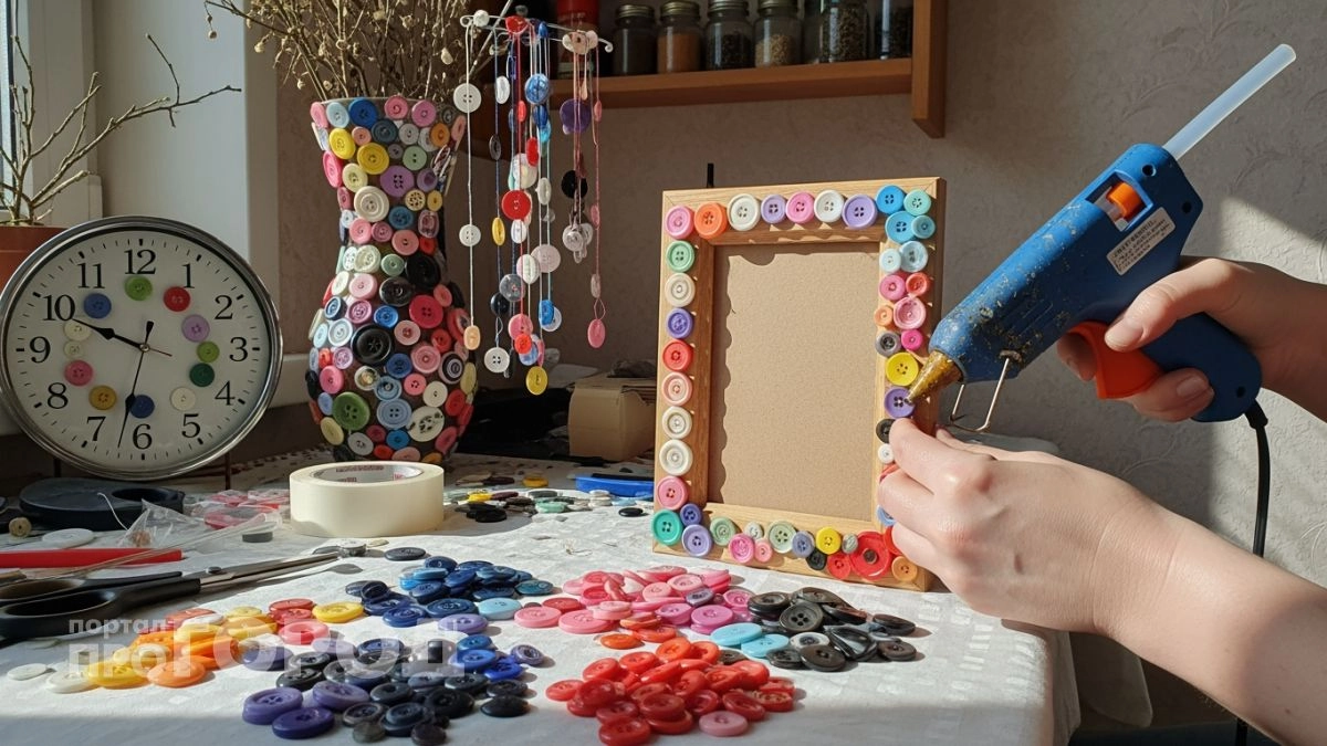 Больше не выбрасываю старые пуговицы: показываю как превратить их в стильный декор для дома за копейки