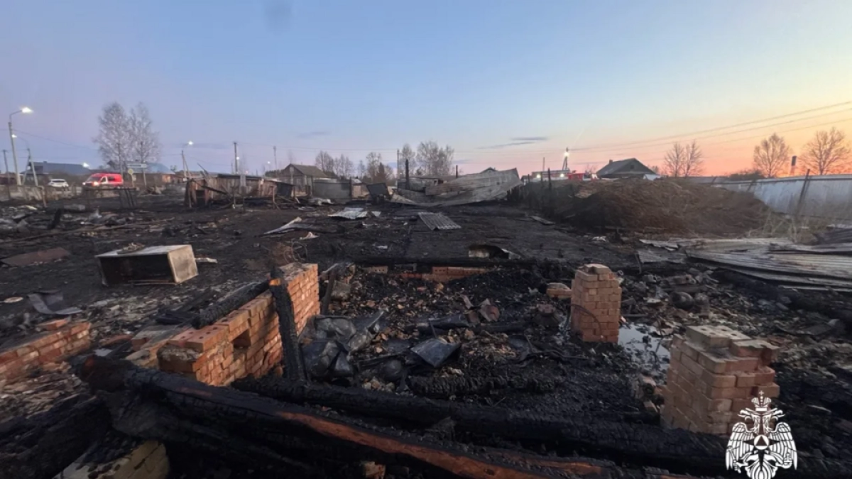 Пожар в Мордвиново под Ярославлем: двое погибших, 30 телят спасены