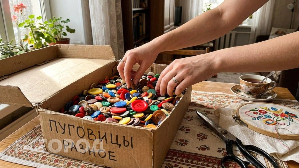 Хранить старые пуговицы оказалось выгодно: превращаю ненужный хлам в стильные дизайнерские акценты для дома