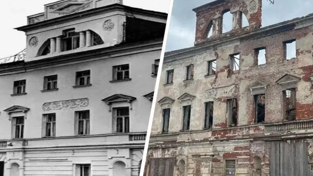 В Ростове Великом рядом с кремлём рушится здание исторического театра