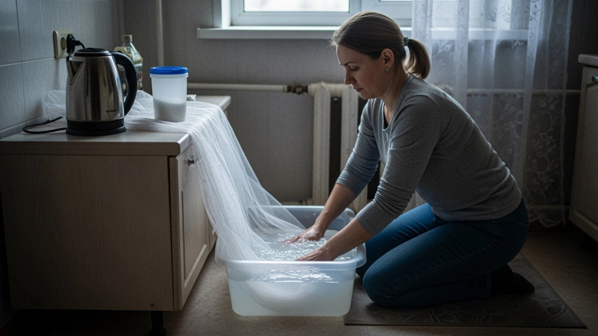 Перестала стирать шторы: нашла средство, которое отбеливает тюль за 15 минут без хлорки и кипячения