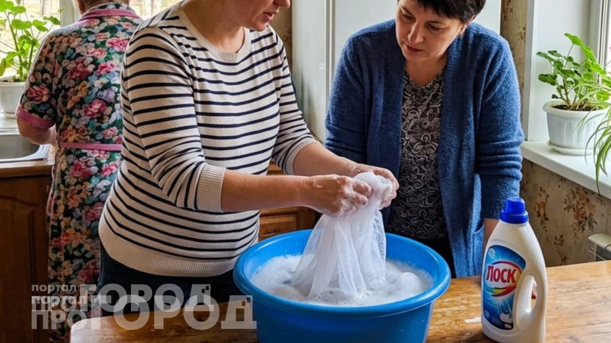 Забудьте про отбеливатели: этот копеечный состав вернет вашему тюлю ослепительную белизну всего за десять минут