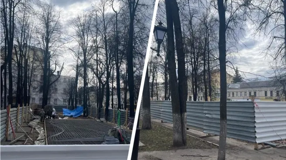 У Волковского театра строят веранду ресторана — градозащитники против