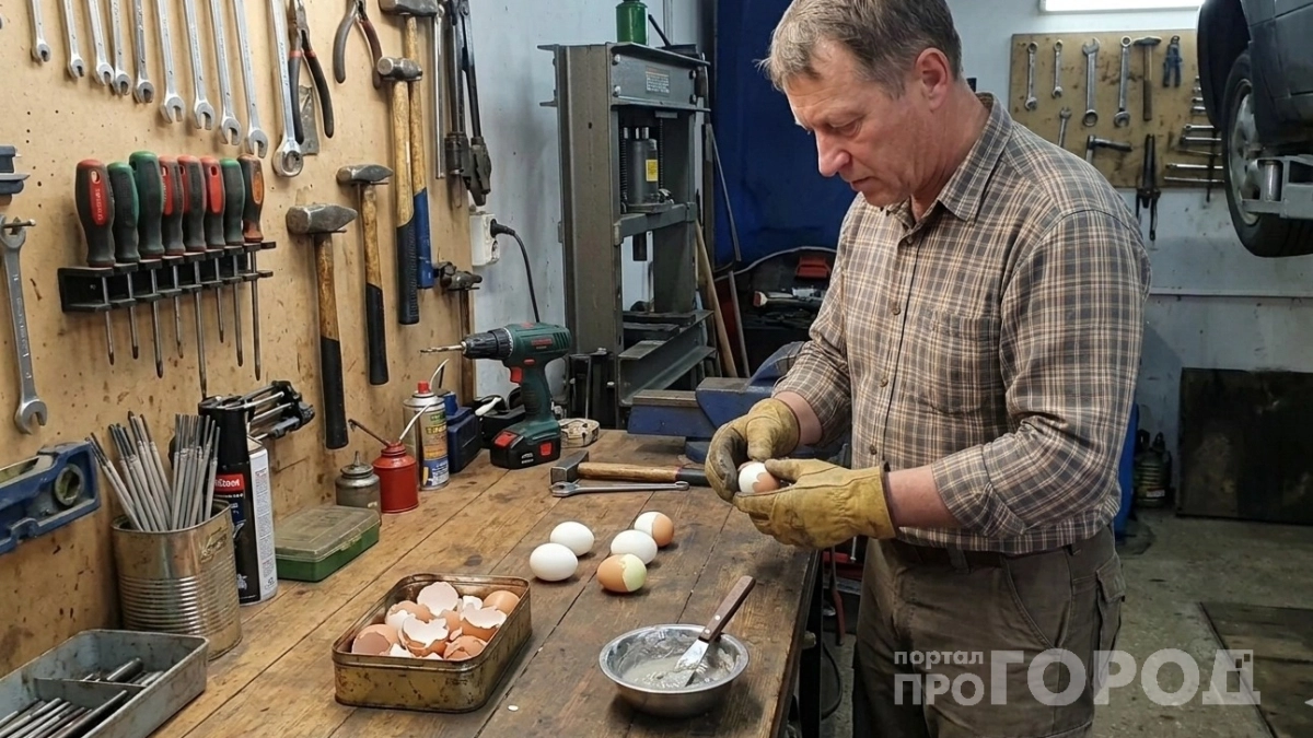 Больше не трачусь на дорогие замазки для трещин: делаю холодную сварку из скорлупы яиц по дедовскому наказу - вековая сцепка