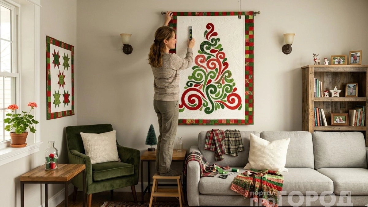 Картины на стенах уже не в тренде: как сделать лоскутное панно из старой одежды за пару вечеров - без швейных навыков и затрат