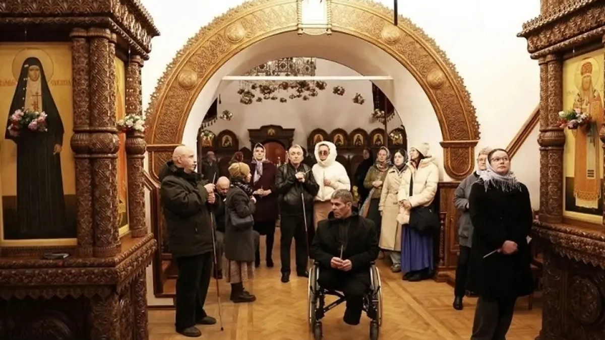 Николо-Сольбинский монастырь принял бойцов, семьи погибших и слепых беженцев с СВО
