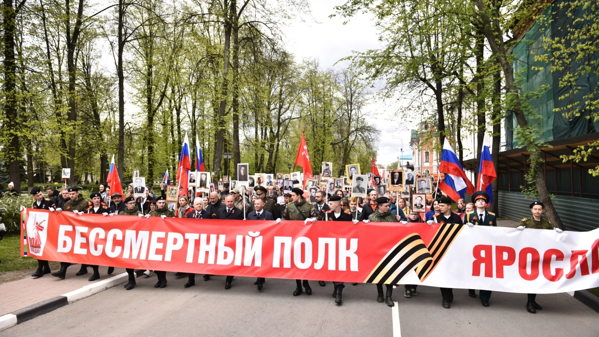 Портреты выходят на улицы: Ярославль готовит Победное шествие