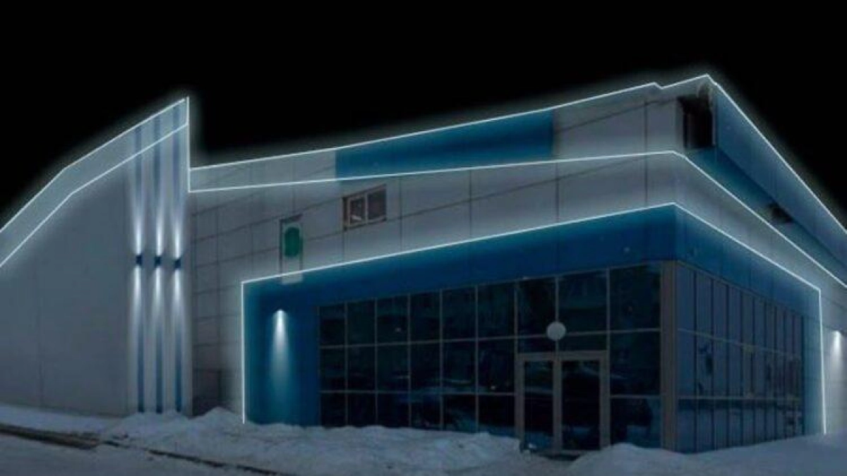 Ледовый корт в Рыбинске получит архитектурную подсветку за миллион рублей