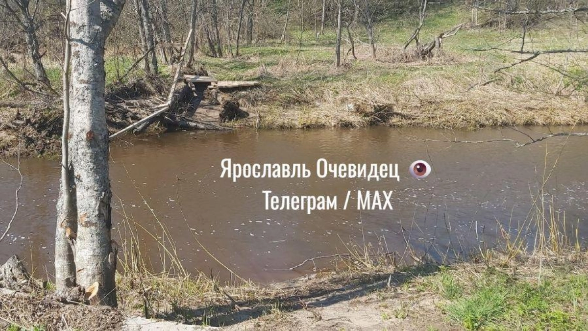 В Ярославской области паводок смыл мост, отремонтированный полгода назад