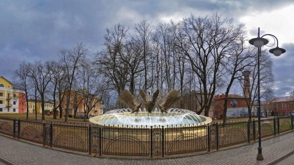 В саду рыбинского купца Журавлёва установят фонтан с журавлями