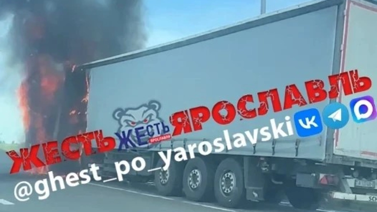 На М‑8 под Кузнечихой горела фура 