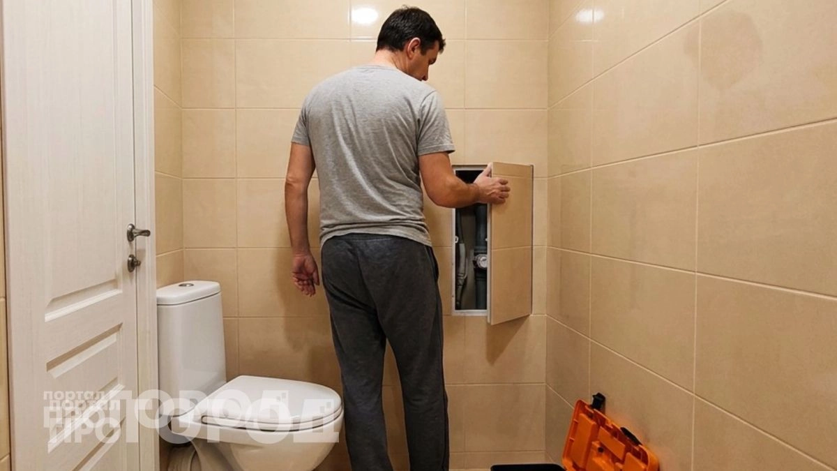 Бросил возиться с гипсокартоном: показываю немецкий метод скрытия труб с мгновенным доступом к кранам