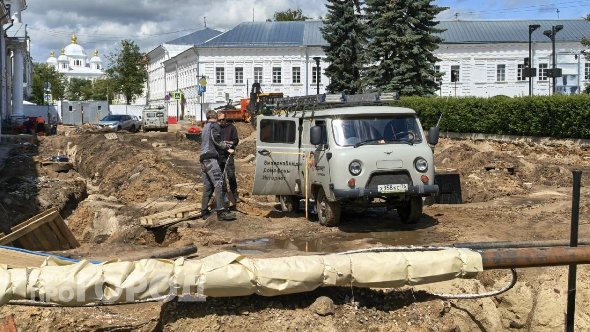 «Обновляем сердце города»: что происходит на улицах будущего пешеходного центра Ярославля
