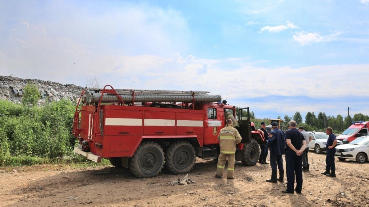 Площадь тления на полигоне в Ростовском округе сократили в шесть раз