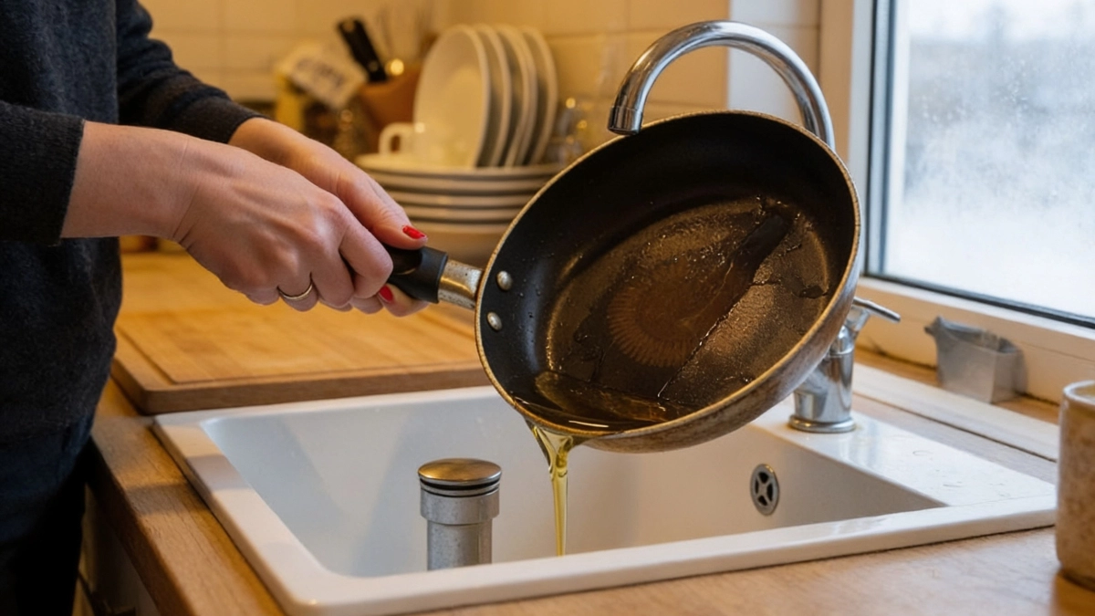 Можно ли сливать масло из сковороды в раковину – точка в вопросе