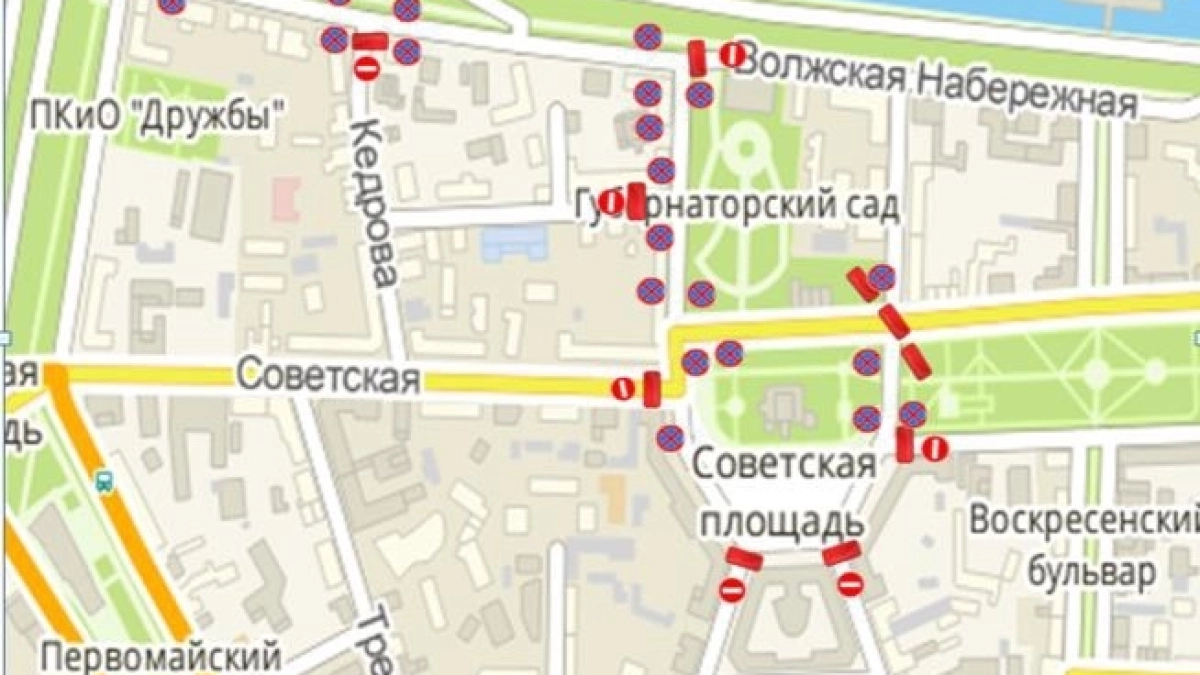 Центр Ярославля перекроют для транспорта 4 июля из-за театральных мероприятий