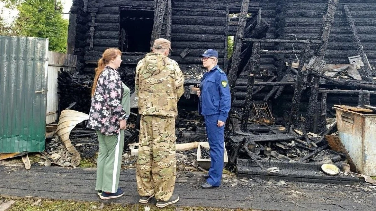 Пожар в Любиме унёс жизни пожилой супружеской пары